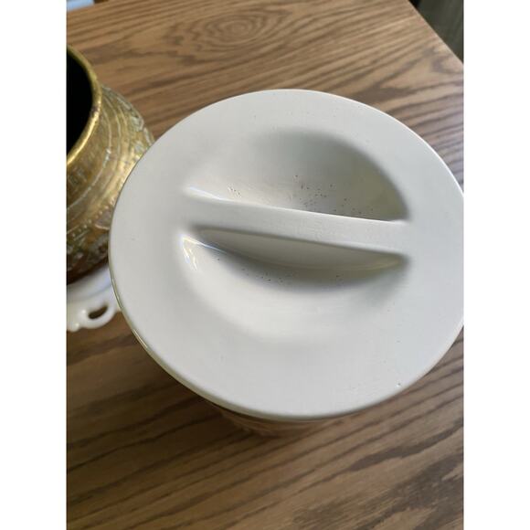 Vintage Old Fashioned Quaker Oats Ceramic Cookie Jar Canister Regal China - Picture 2 of 8